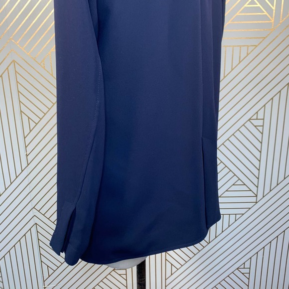 Rachel Comey Andes Blazer in Navy Blue Georgette - Picture 8 of 12